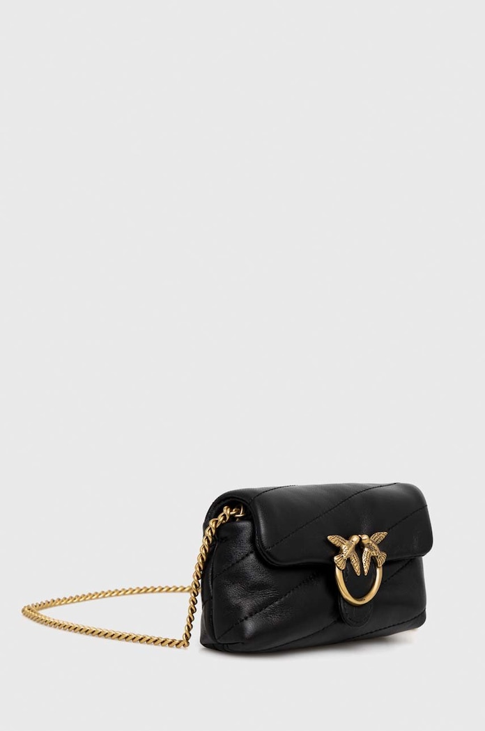 Pinko poseta de piele 100041.A0F2 negru SS25