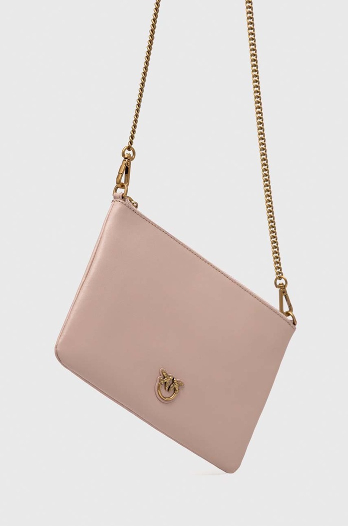 Pinko torebka skórzana 100455.A0F1 różowy AA00