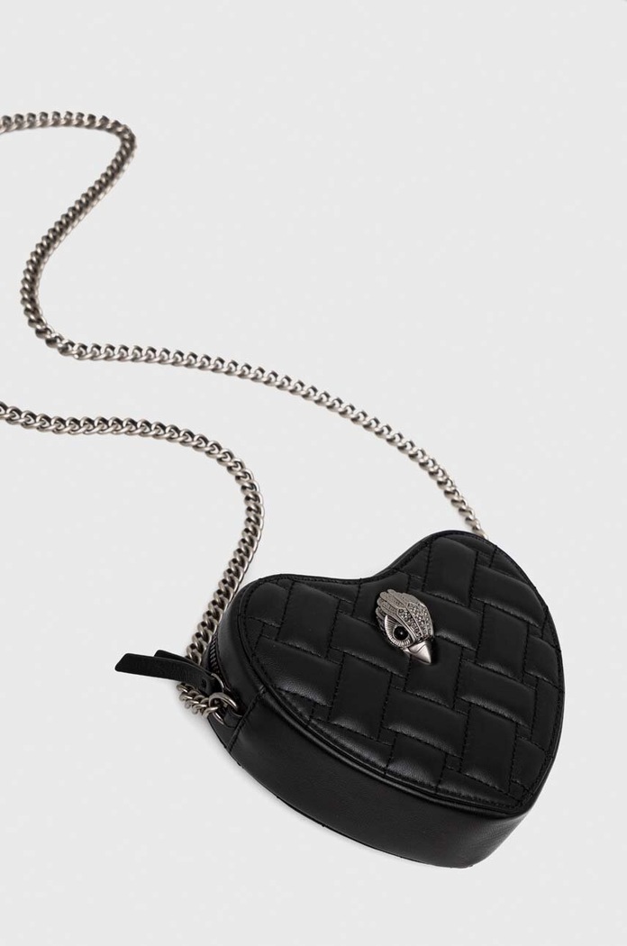 Kurt Geiger London torebka skórzana 7146300109 czarny SS23