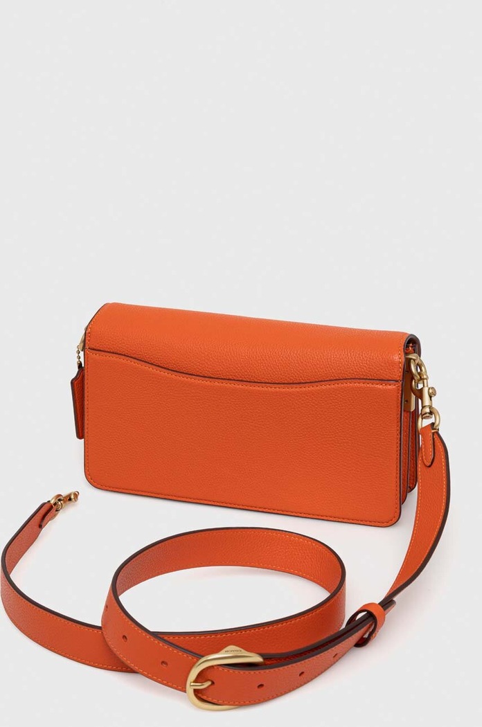 Doplnky Kožená kabelka Coach Tabby Shoulder Bag 26 CH735 oranžová