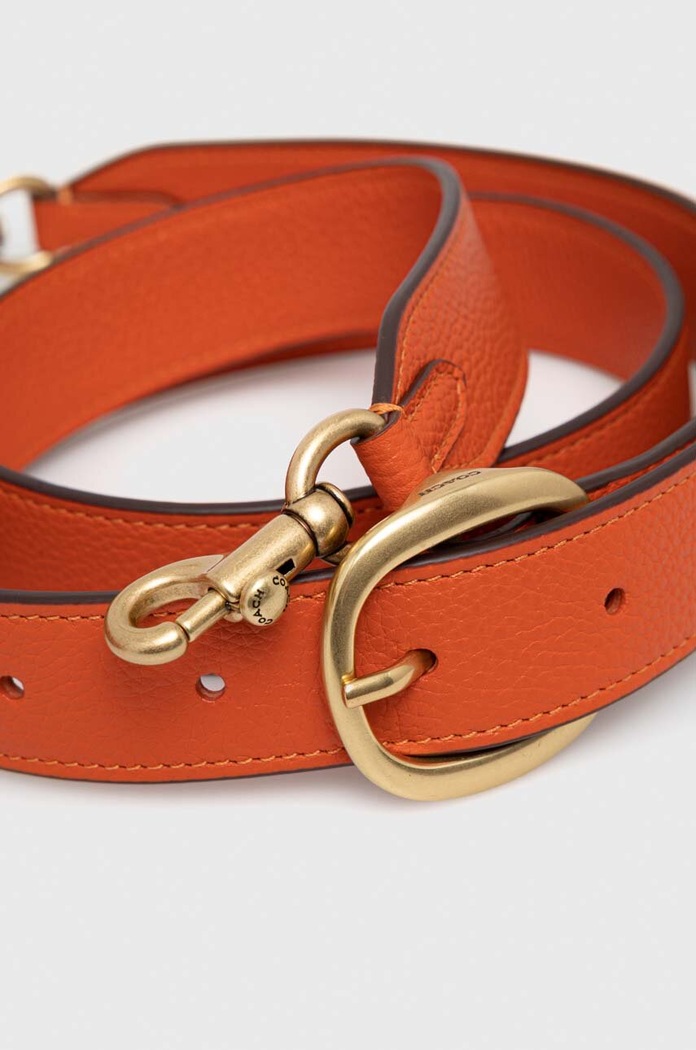 Kožená kabelka Coach Tabby Shoulder Bag 26 CH735 oranžová