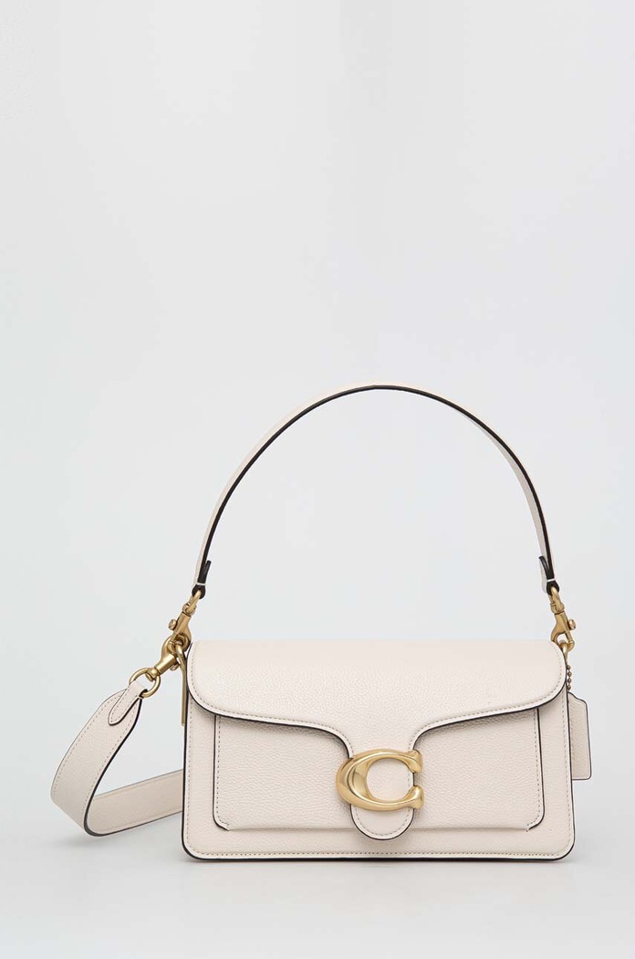 Coach crossbody kabelka dámská kožená Tabby 26 přírodní kůže béžová CH857
