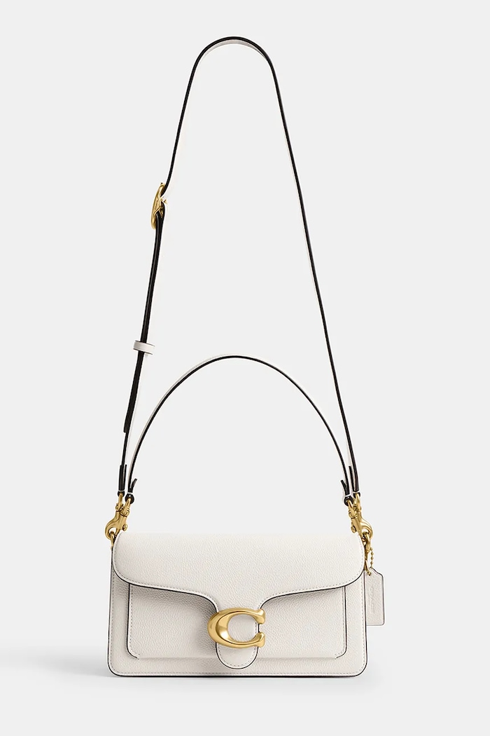 Coach Tabby 26 torebka crossbody damska skórzana CH857 beżowy AA00