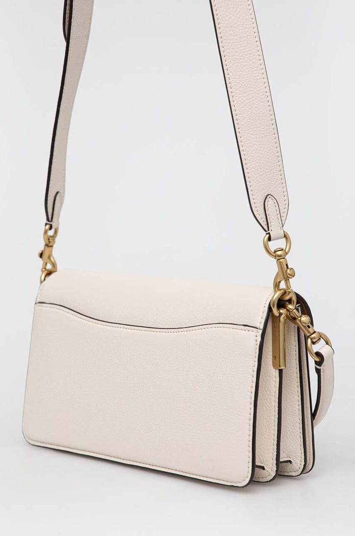 Doplňky Coach crossbody kabelka dámská kožená Tabby 26 CH857 béžová