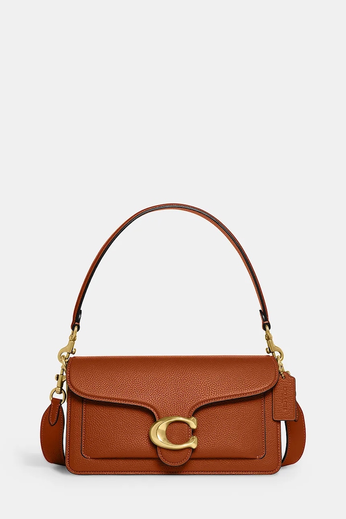 Coach torebka crossbody damska skórzana Tabby 26 brązowy CH857