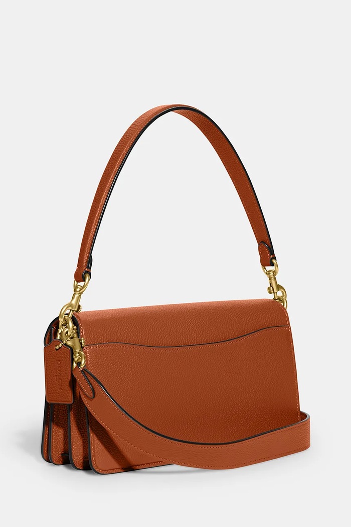 Akcesoria Coach torebka crossbody damska skórzana Tabby 26 CH857 brązowy
