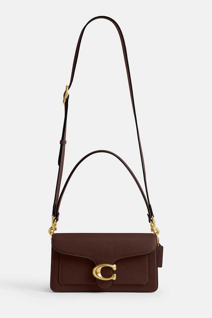 Coach Tabby 26 borsa a tracollo da donna in pelle CH857 marrone AA00