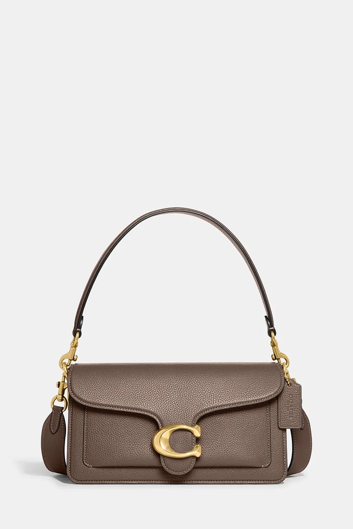 Coach crossbody kabelka dámska kožená Tabby 26 usňová koža hnedá CH857