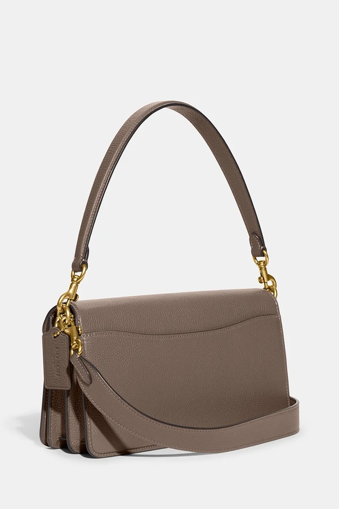 Doplnky Coach crossbody kabelka dámska kožená Tabby 26 CH857 hnedá
