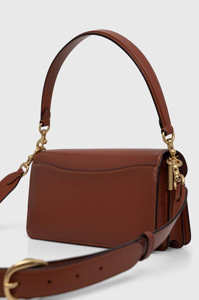 Αξεσουάρ Δερμάτινη τσάντα Coach Tabby 26 CI032 καφέ