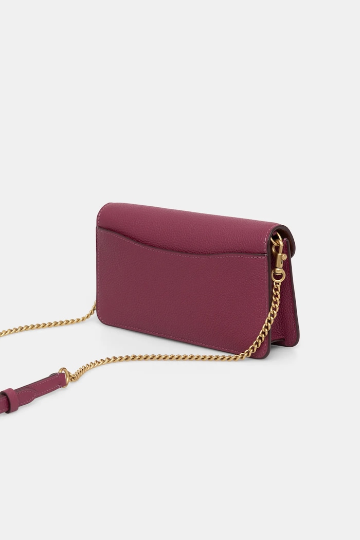 Accesorii Coach geantă de piele Tabby Chain Clutch CE772 violet