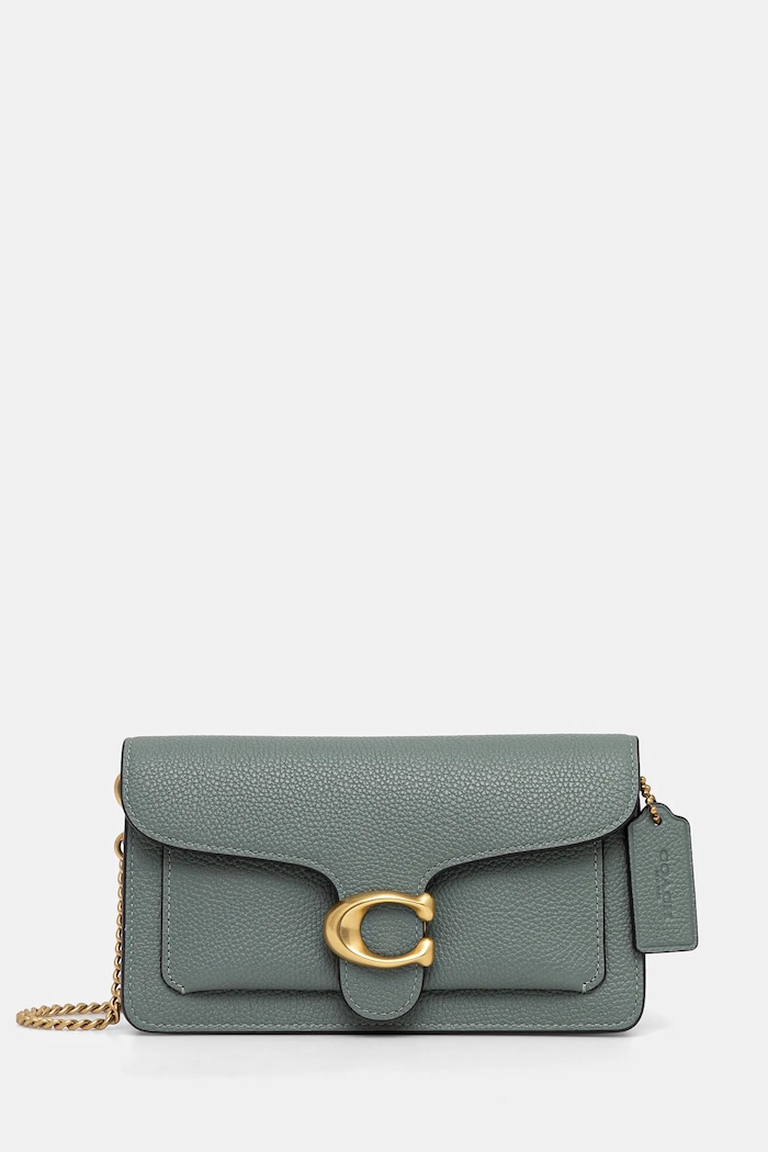Coach Geantă de piele Tabby Chain Clutch verde CE772