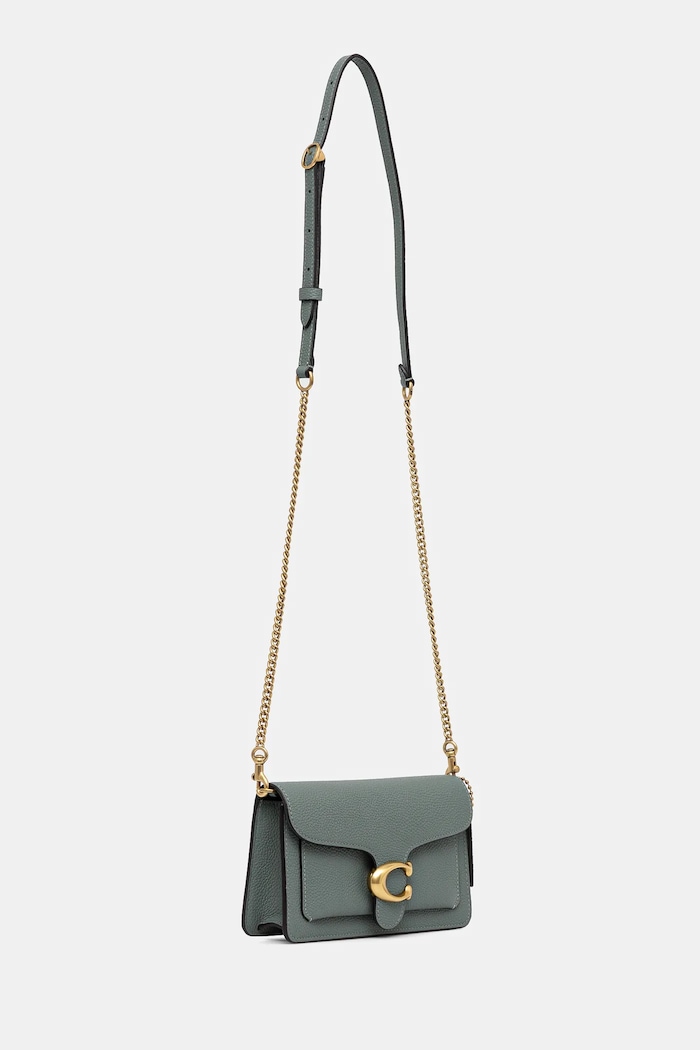 Coach Geantă de piele Tabby Chain Clutch CE772 verde AA00