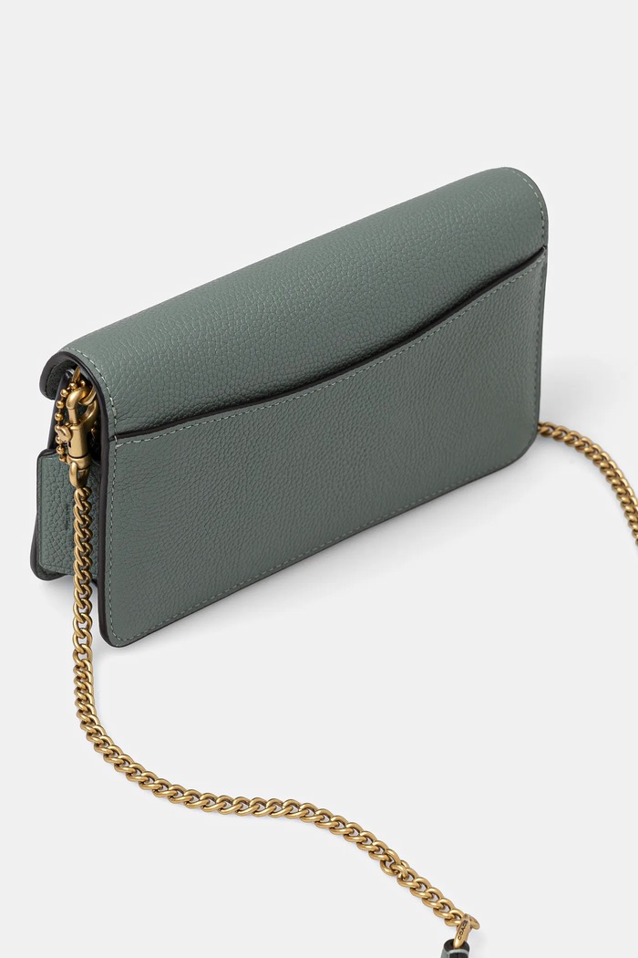 Accesorii Coach Geantă de piele Tabby Chain Clutch CE772 verde