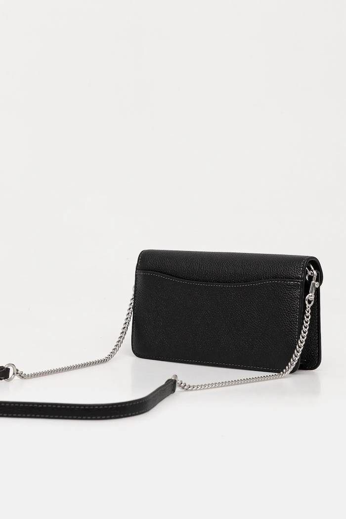 Αξεσουάρ Δερμάτινη τσάντα Coach Tabby Chain Clutch CE772 μαύρο