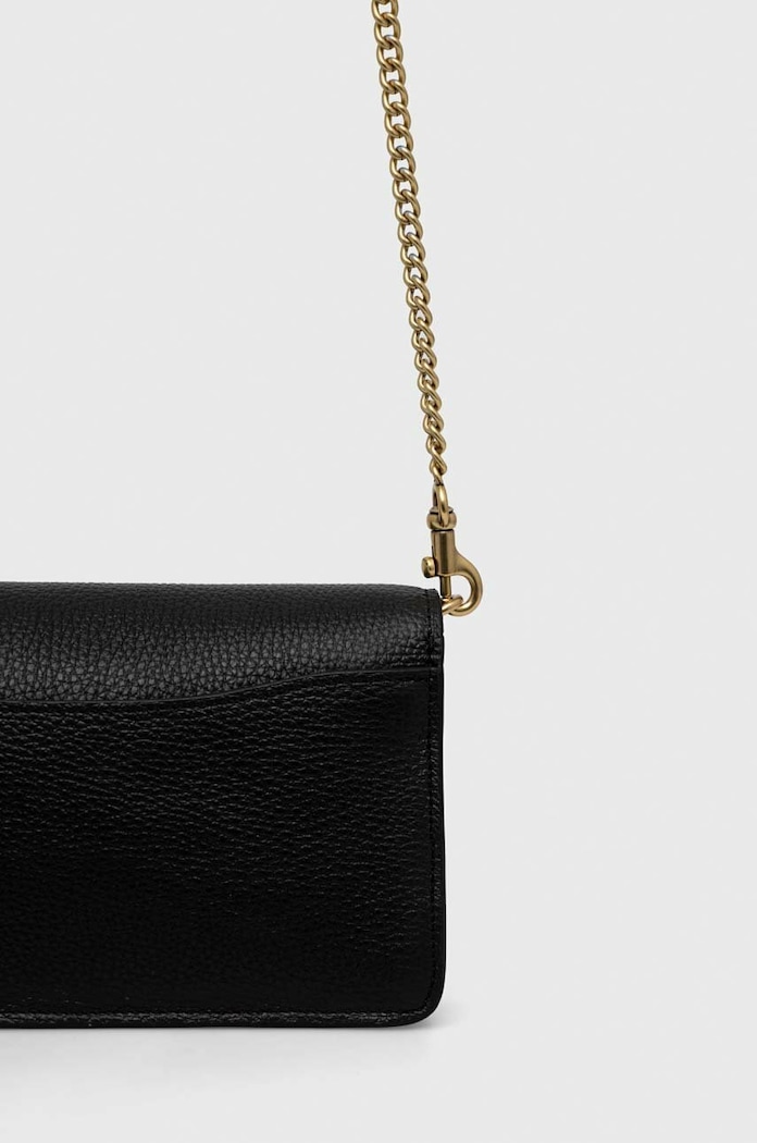 Doplnky Kožená kabelka Coach Tabby Chain Clutch CE772 čierna