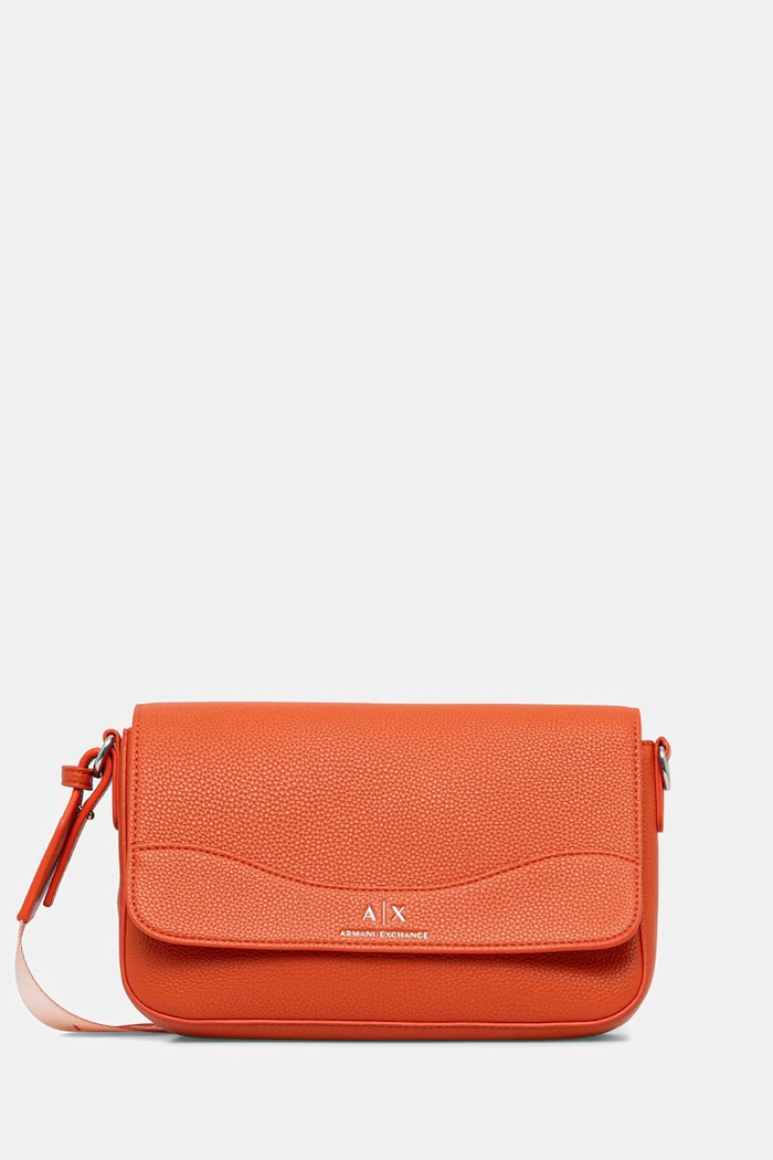 Kabelka Armani Exchange imitácia kože oranžová 942912.CC783