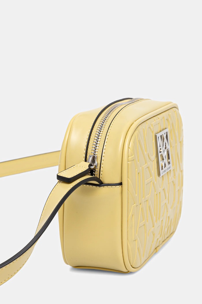 Armani Exchange geantă 942733.CC793 galben SS25