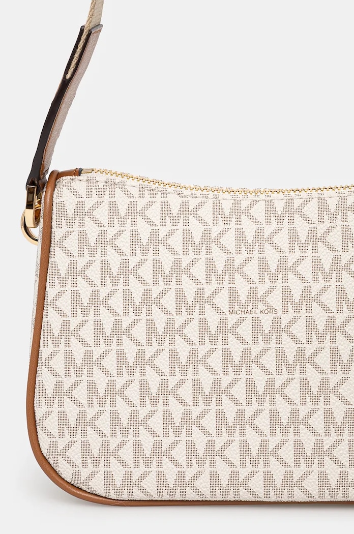 Akcesoria MICHAEL Michael Kors torebka skórzana 32S3GJ6C8B beżowy