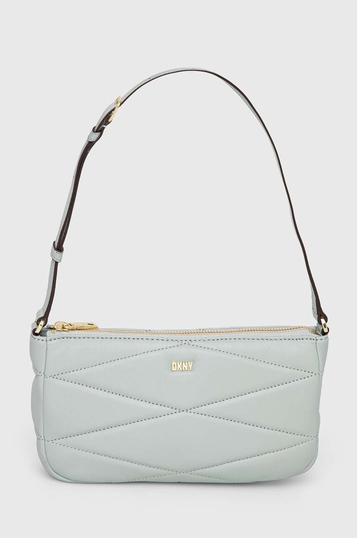 DKNY Poseta de piele turcoaz R31EBW99