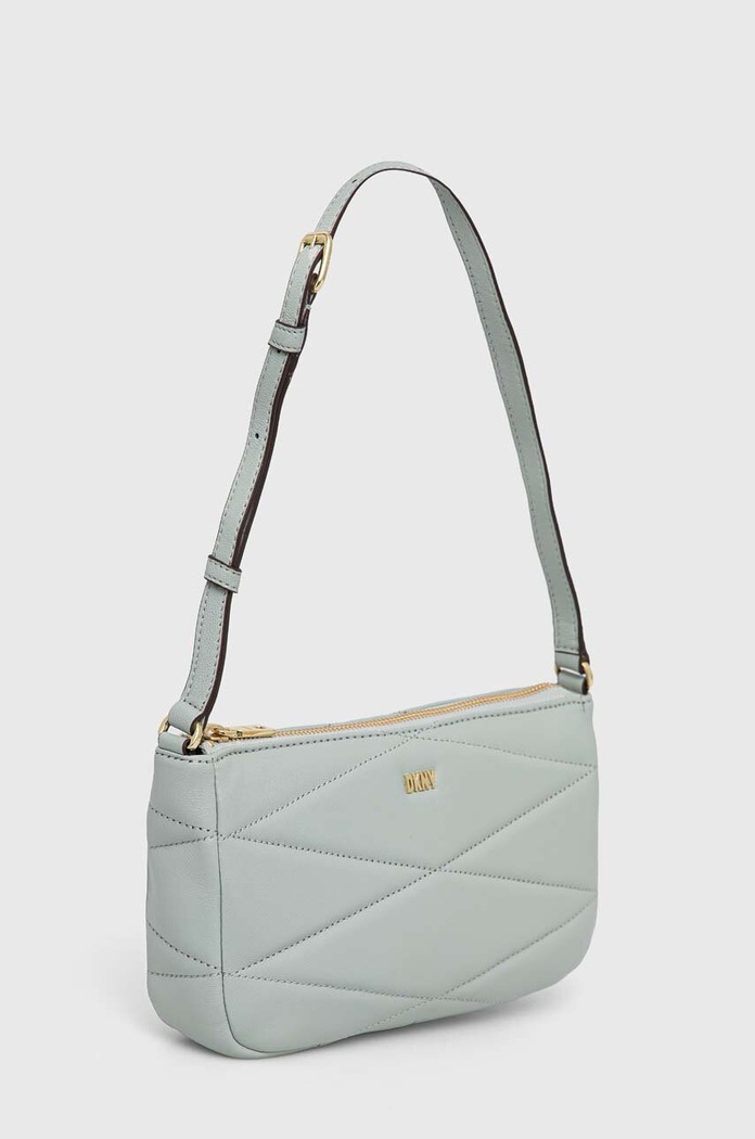 DKNY Poseta de piele R31EBW99 turcoaz SS23