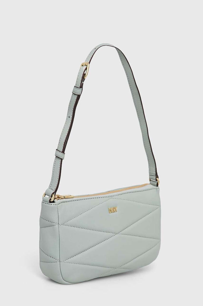 DKNY Poseta de piele R31EBW99 turcoaz SS23