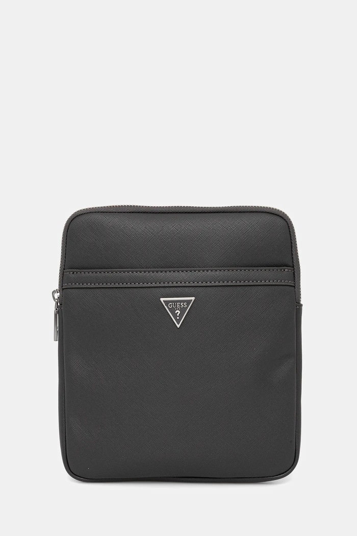 Malá taška Guess CERTOSA imitácia kože sivá HMECSA.P3123