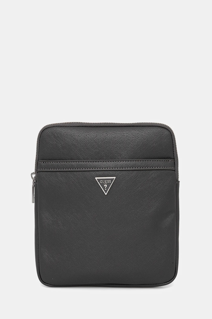 Malá taška Guess CERTOSA imitácia kože sivá HMECSA.P3123