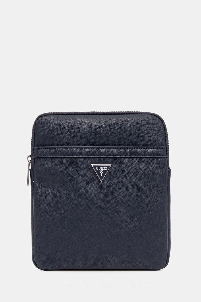 Σακίδιο Guess CERTOSA απομίμηση λείου δέρματος σκούρο μπλε HMECSA.P3123