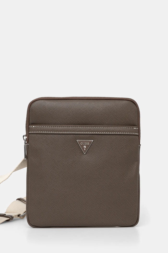 Torba Guess CERTOSA imitacija zrnate kože smeđa HMECSA.P3123