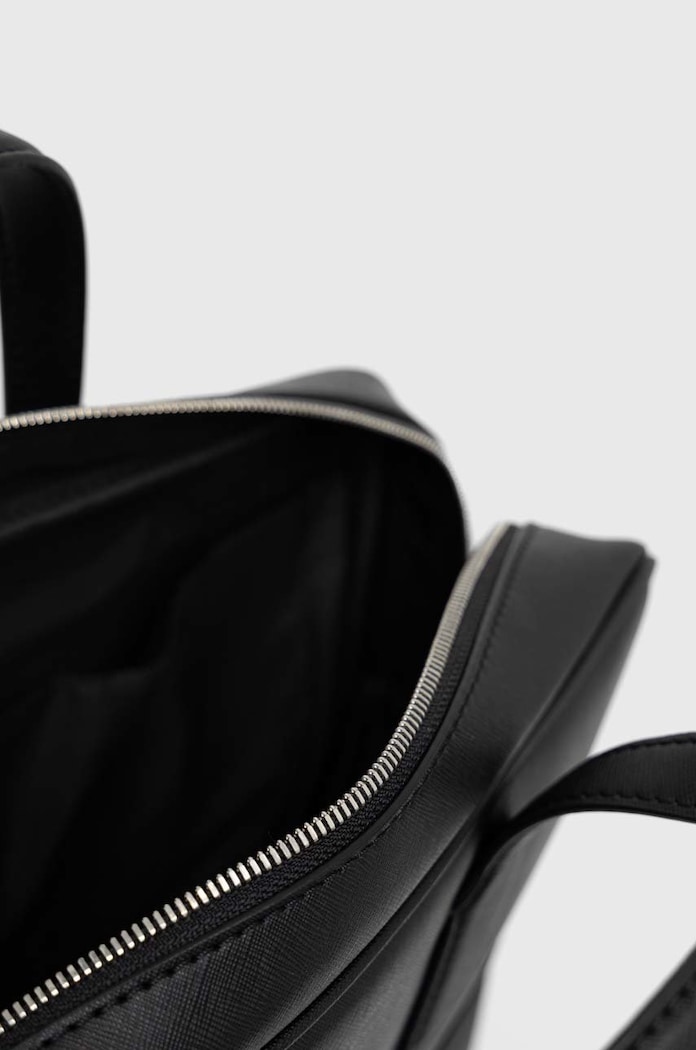 BOSS torba na laptopa skórzana Zair_S doc case 50483563 czarny