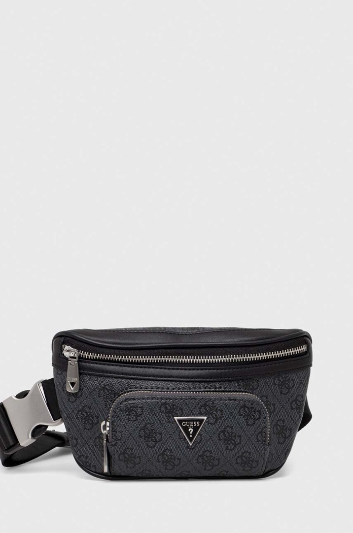 Ledvinka Guess VEZZOLA vzorovaný černá HMEVZL.P3231