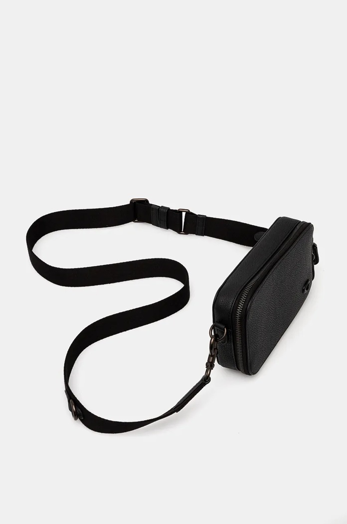 Kožna torba Coach Charter Slim Crossbody CC070 crna AA00