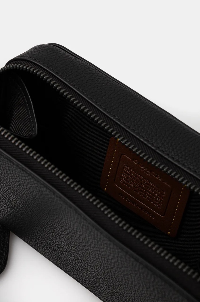Kožna torba Coach Charter Slim Crossbody CC070 crna