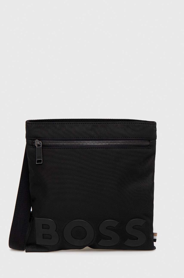 BOSS saszetka nie mieści A4 czarny 50490970