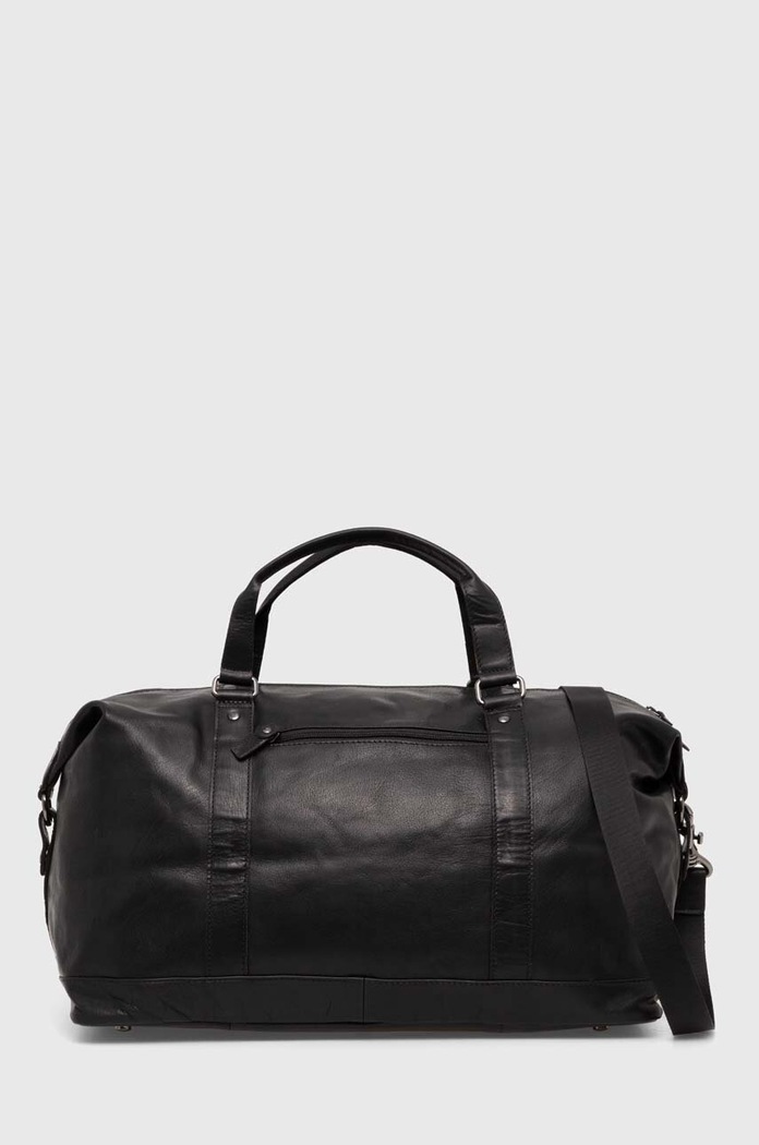 Kiegészítők Aeronautica Militare bőr táska 45 x 31 x 23 cm AM306 fekete