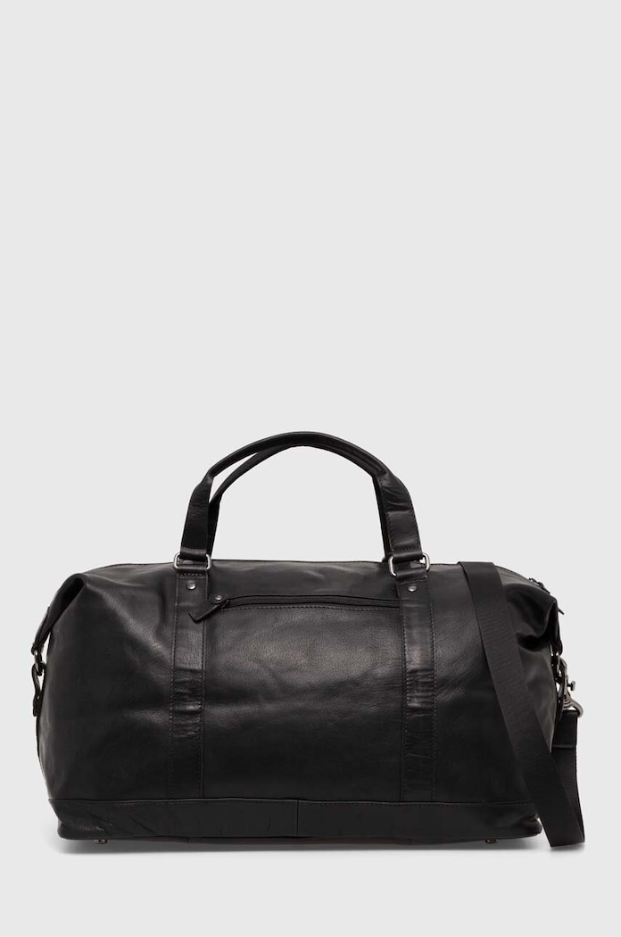 Kiegészítők Aeronautica Militare bőr táska 45 x 31 x 23 cm AM306 fekete