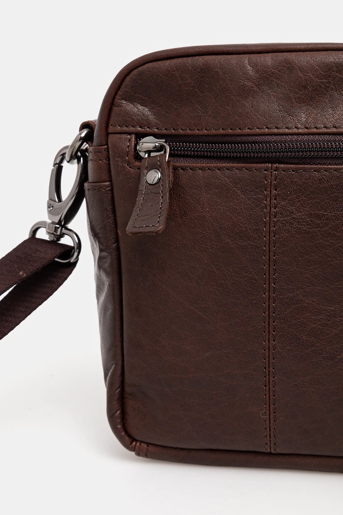 Accesorii Aeronautica Militare borseta de piele AM307 maro