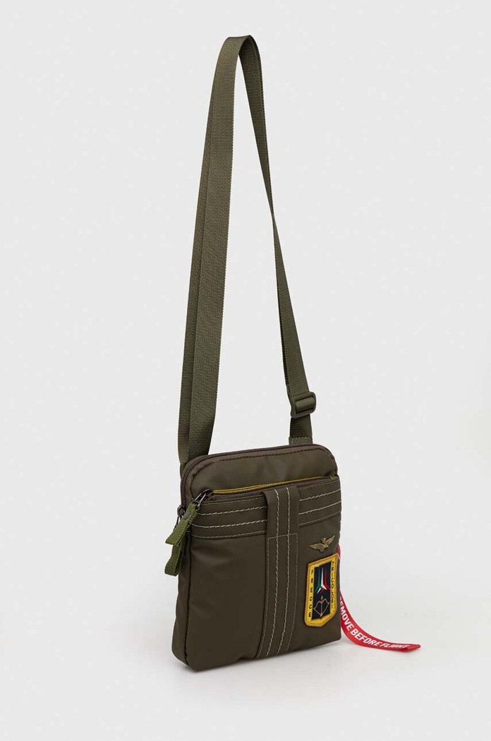Torbica za okoli pasu Aeronautica Militare AM340 zelena AA00