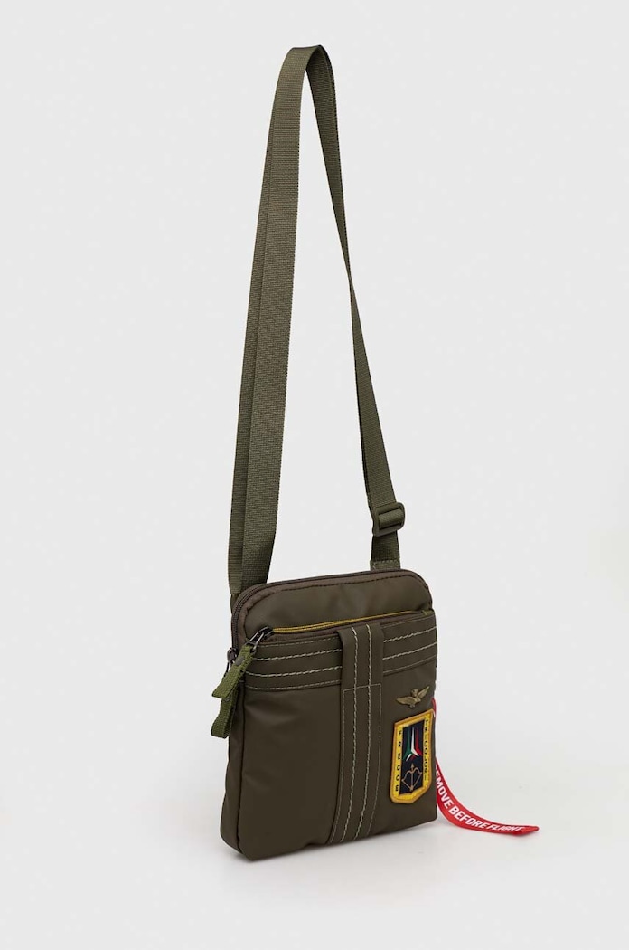 Torbica za okoli pasu Aeronautica Militare AM340 zelena AA00