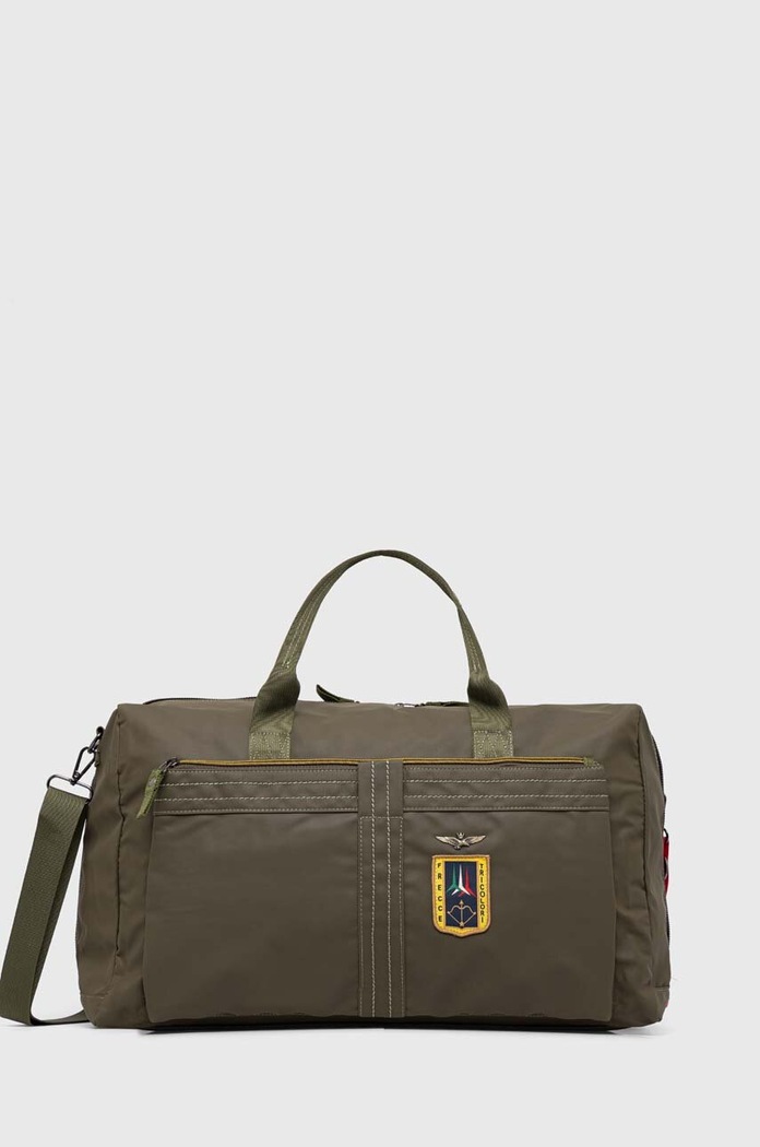 Aeronautica Militare geantă 60 x 30 x 21 cm incape in A4 verde AM354