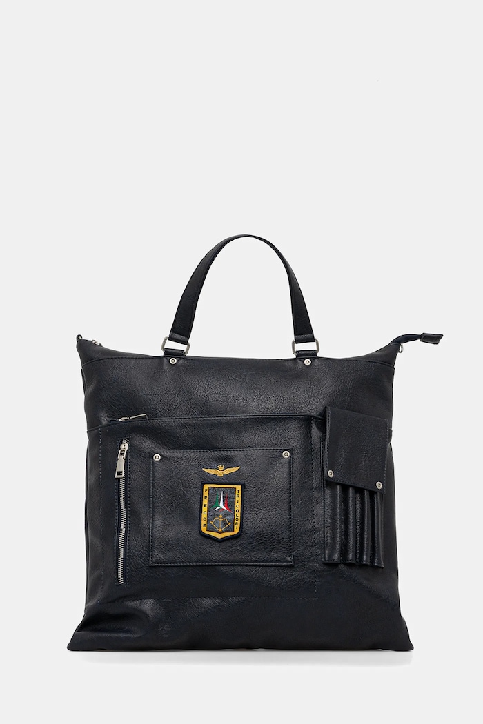 Aeronautica Militare geantă 42 x 42 x 4 cm uni bleumarin AM473