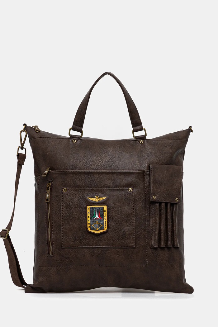 Aeronautica Militare geantă 42 x 42 x 4 cm uni maro AM473