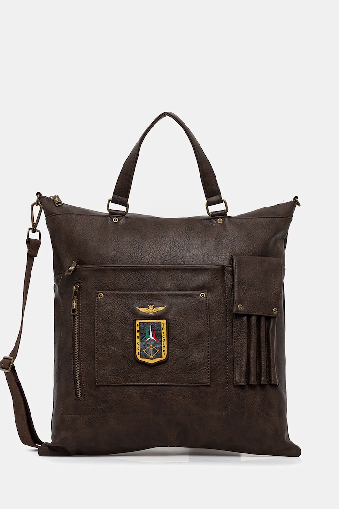 Aeronautica Militare geantă 42 x 42 x 4 cm uni maro AM473