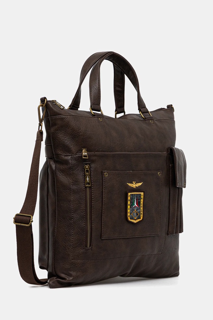 Aeronautica Militare geantă 42 x 42 x 4 cm AM473 maro AA00