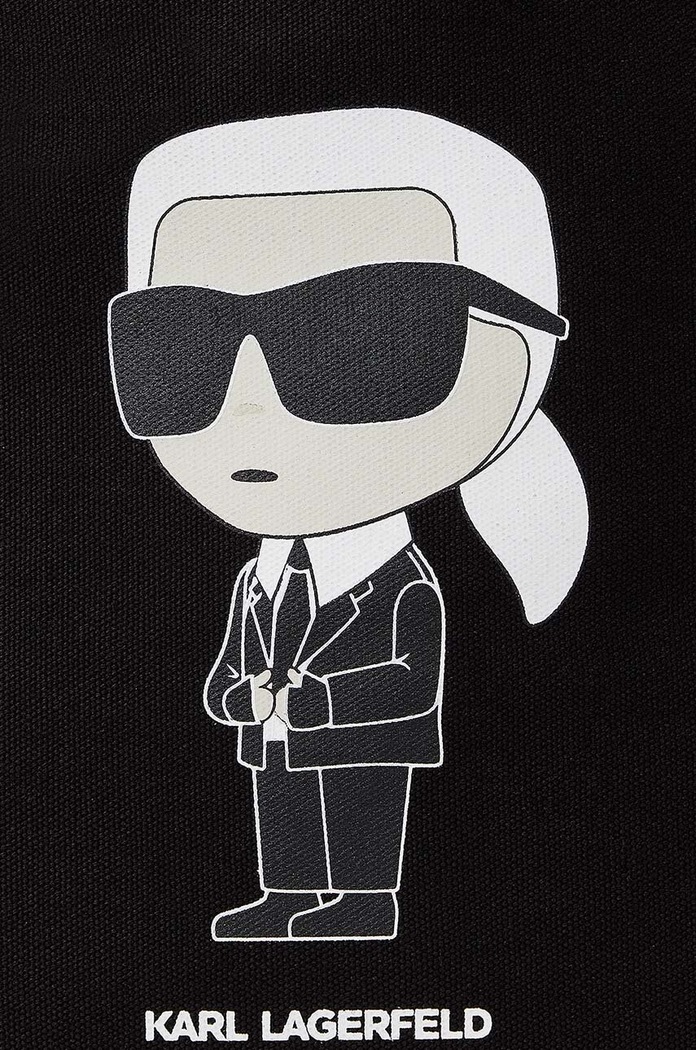 Karl Lagerfeld torebka bawełniana 230W3180 czarny