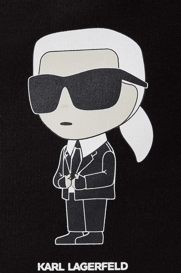 Karl Lagerfeld torebka bawełniana 230W3180 czarny