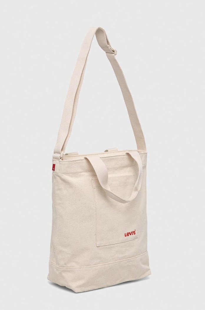 Bavlnená taška Levi's D7545.0002 béžová SS23