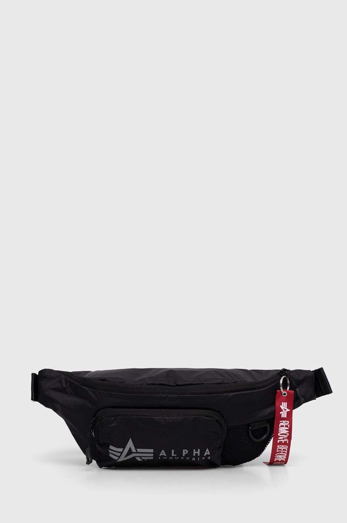 Alpha Industries waist pack textile black 118917.03