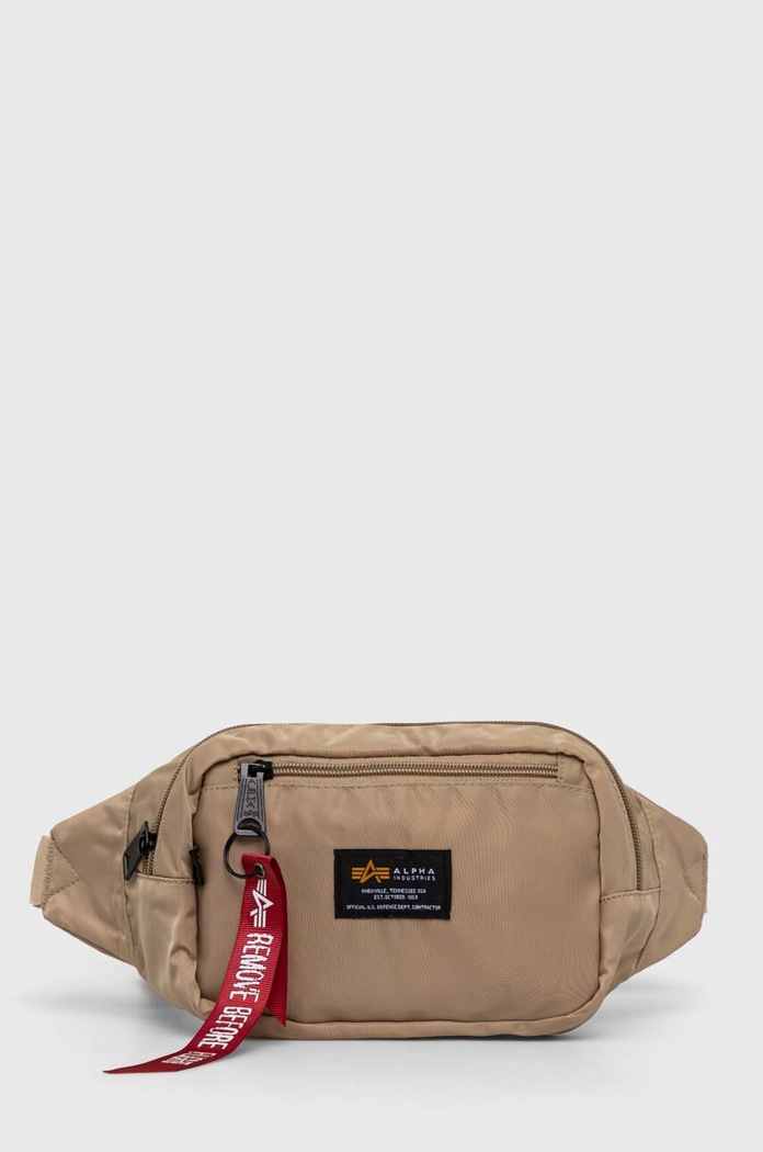 Alpha Industries marsupio applique beige 196923.14